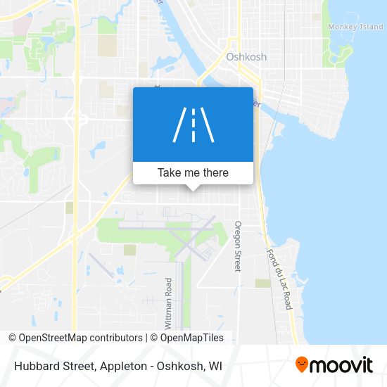 Mapa de Hubbard Street