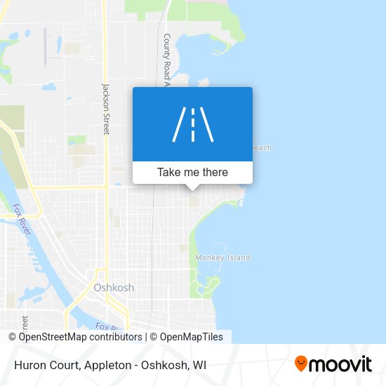Huron Court map