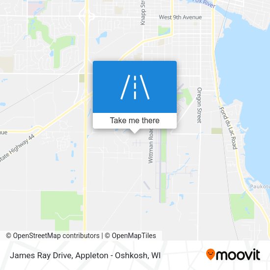 Mapa de James Ray Drive