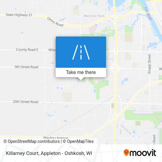 Mapa de Killarney Court