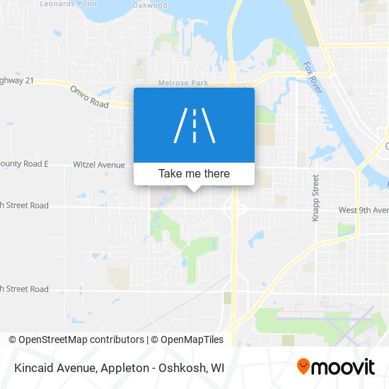 Kincaid Avenue map