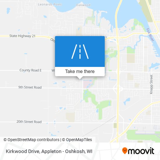 Kirkwood Drive map