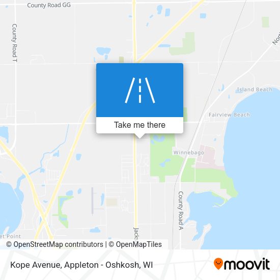 Kope Avenue map