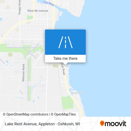 Lake Rest Avenue map