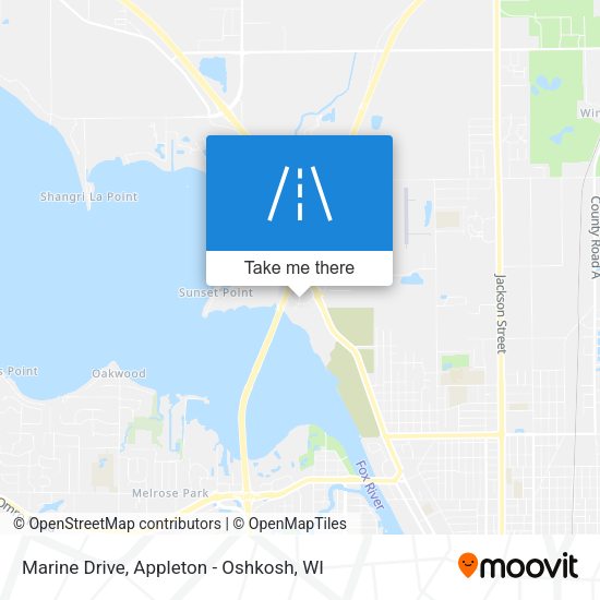 Marine Drive map