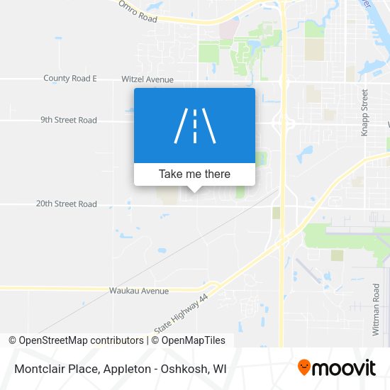 Montclair Place map