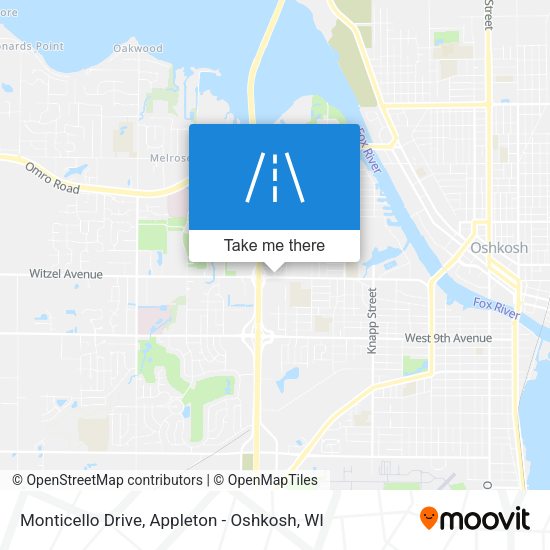 Mapa de Monticello Drive