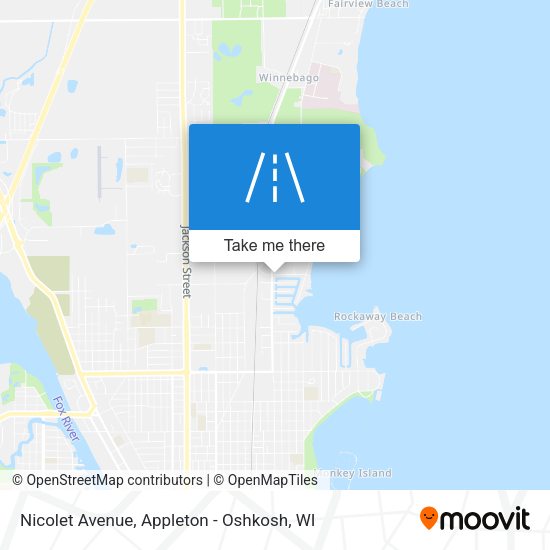Mapa de Nicolet Avenue
