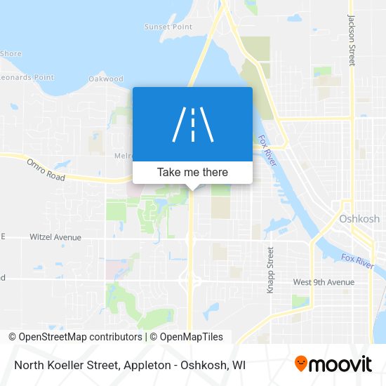 Mapa de North Koeller Street