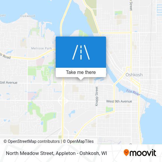 North Meadow Street map