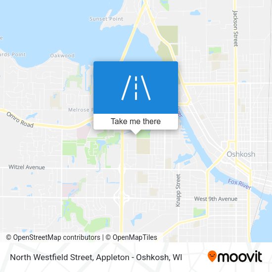 North Westfield Street map