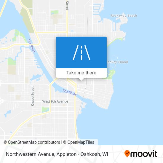 Northwestern Avenue map