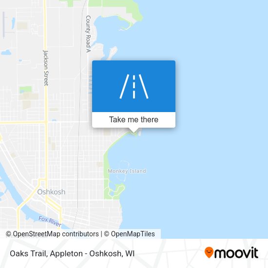 Oaks Trail map