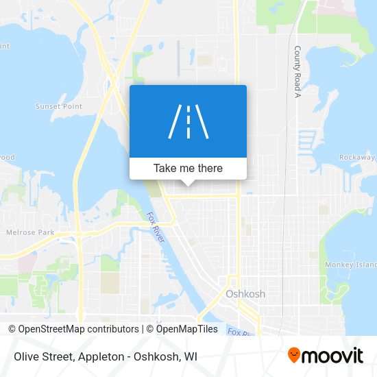 Olive Street map