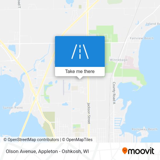 Olson Avenue map
