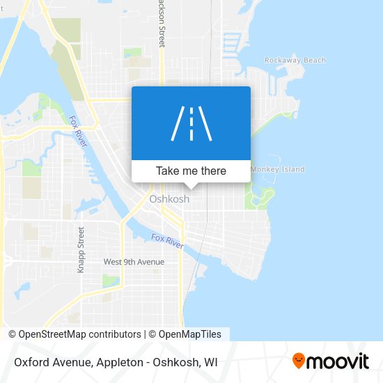Mapa de Oxford Avenue