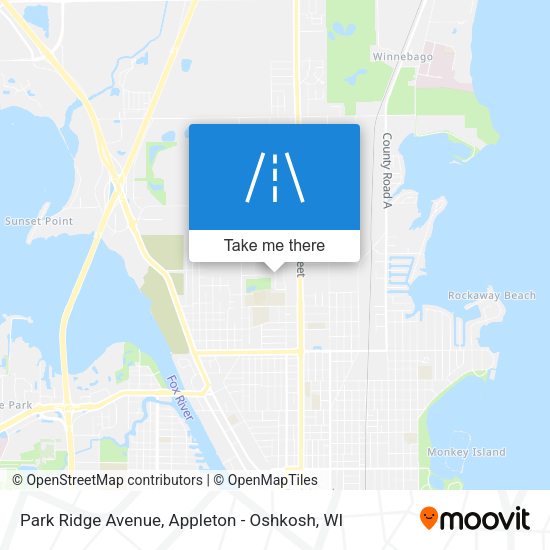 Mapa de Park Ridge Avenue