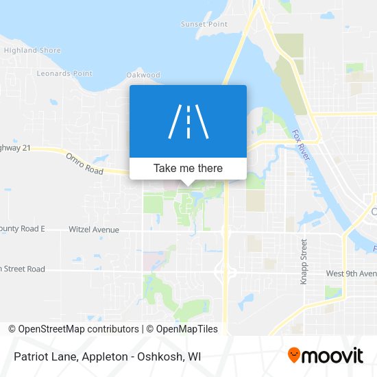 Mapa de Patriot Lane