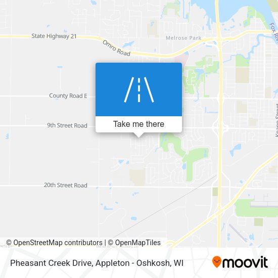 Pheasant Creek Drive map