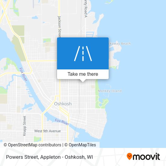 Powers Street map