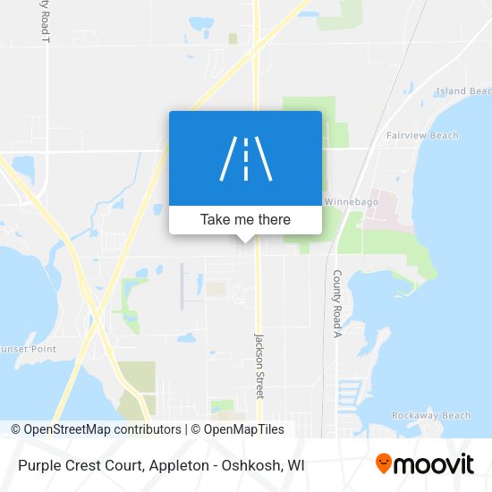 Purple Crest Court map