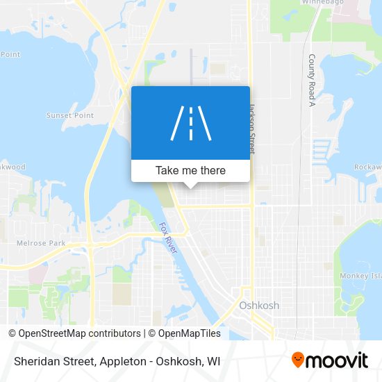 Sheridan Street map