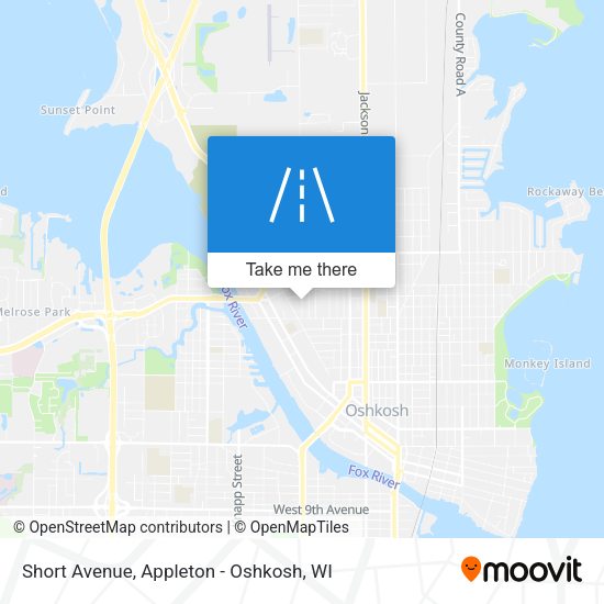 Short Avenue map