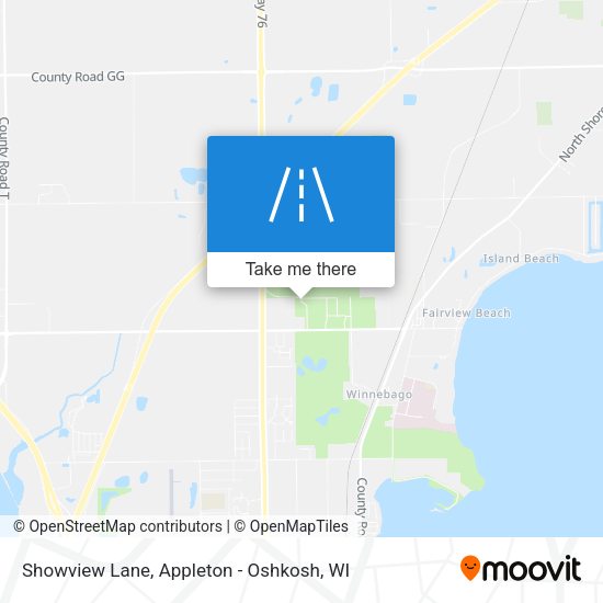 Showview Lane map