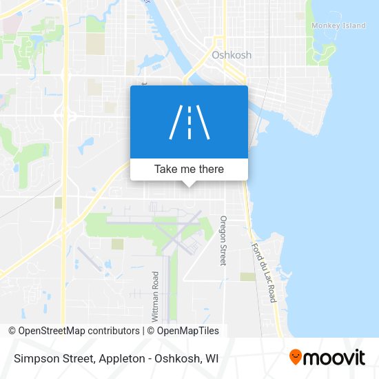 Mapa de Simpson Street