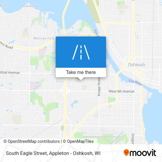 South Eagle Street map
