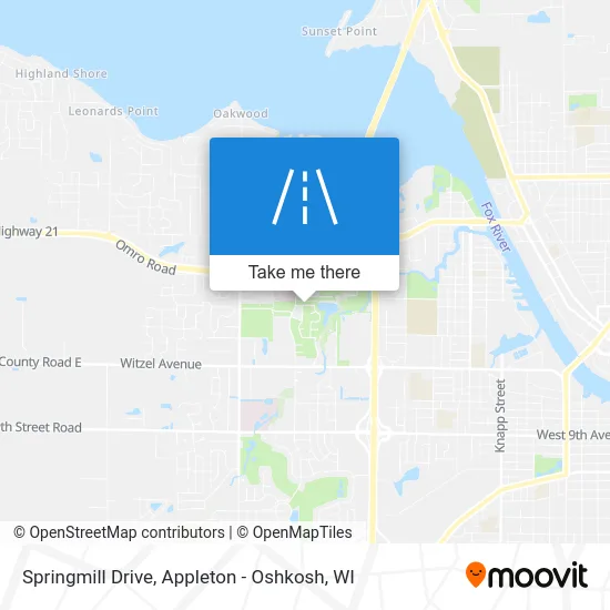 Springmill Drive map