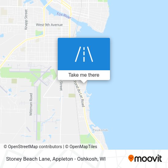 Stoney Beach Lane map