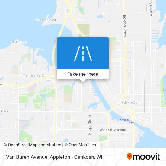 Van Buren Avenue map