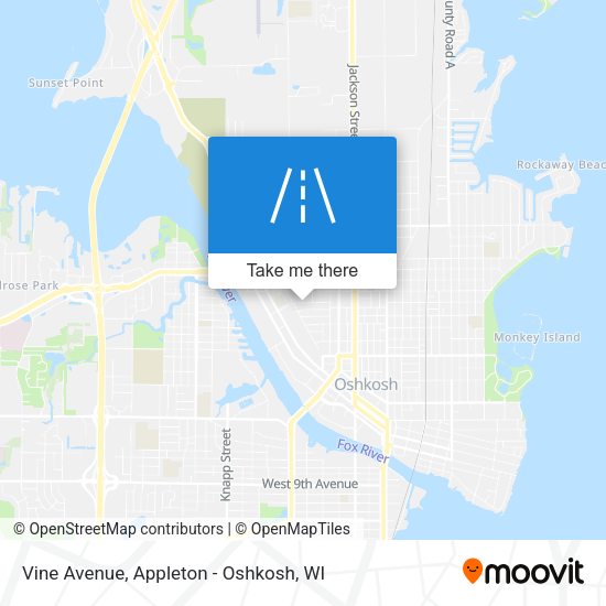 Vine Avenue map
