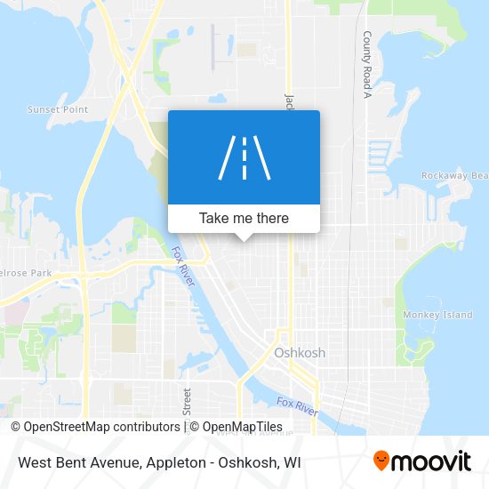 West Bent Avenue map