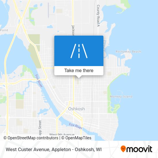 Mapa de West Custer Avenue