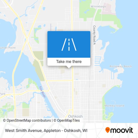 Mapa de West Smith Avenue