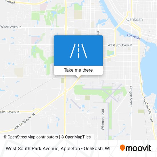 West South Park Avenue map