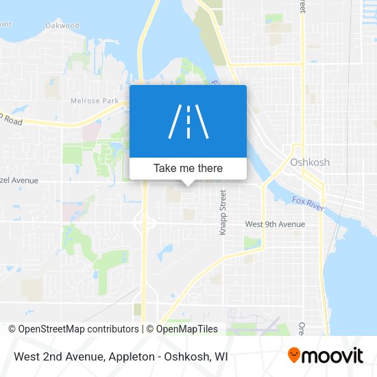 Mapa de West 2nd Avenue
