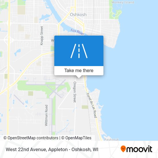 Mapa de West 22nd Avenue