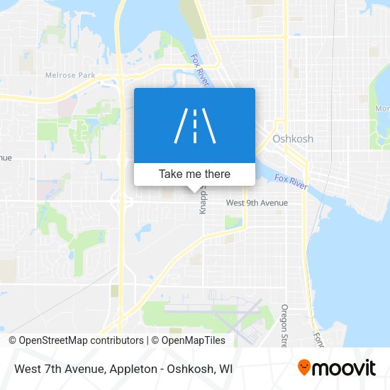 West 7th Avenue map