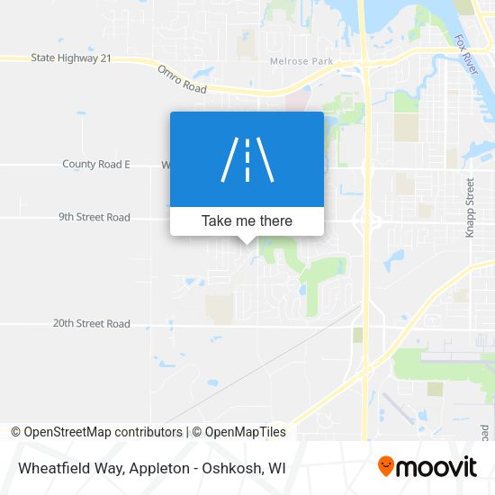 Wheatfield Way map