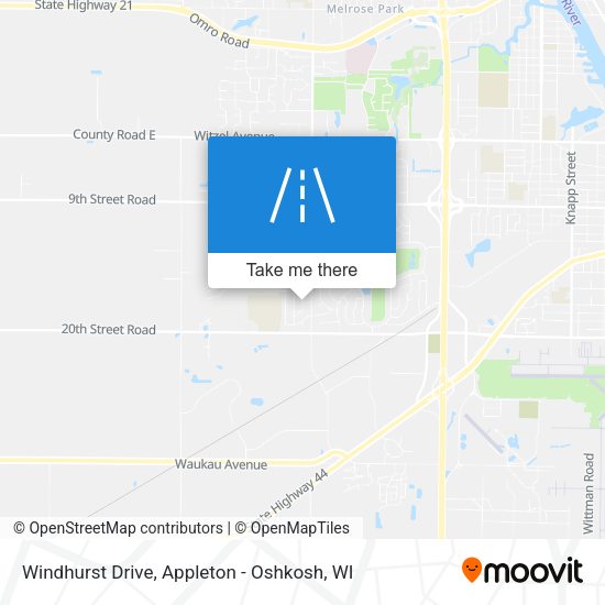 Mapa de Windhurst Drive