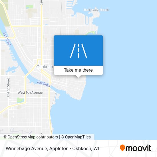 Winnebago Avenue map