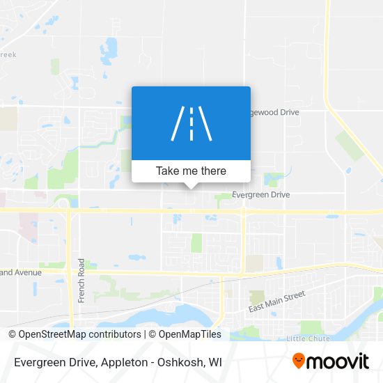 Mapa de Evergreen Drive