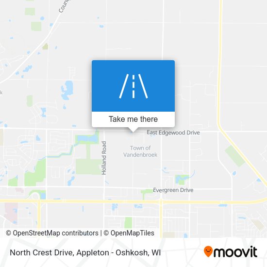 Mapa de North Crest Drive