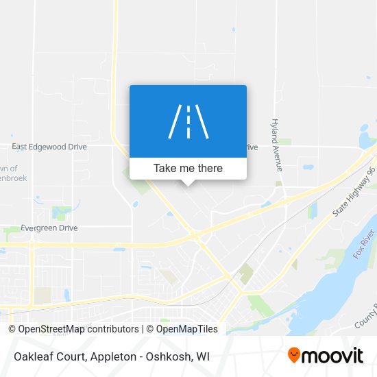 Mapa de Oakleaf Court