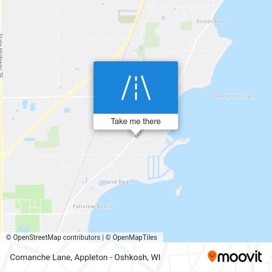 Comanche Lane map