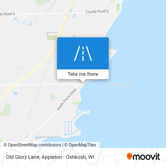 Old Glory Lane map