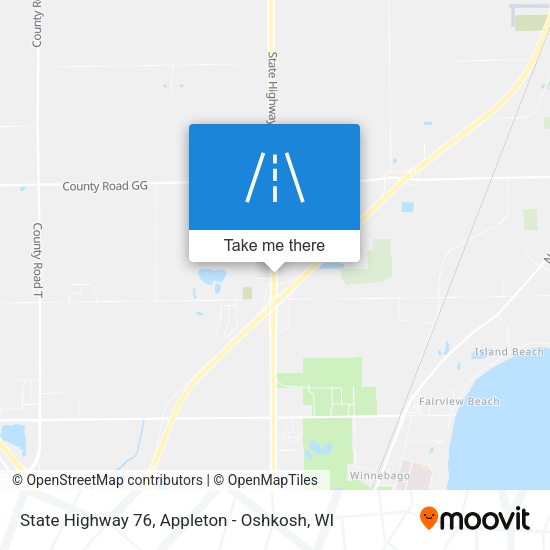 State Highway 76 map